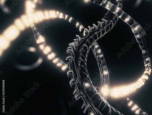 Illuminated Roller Coaster Tracks