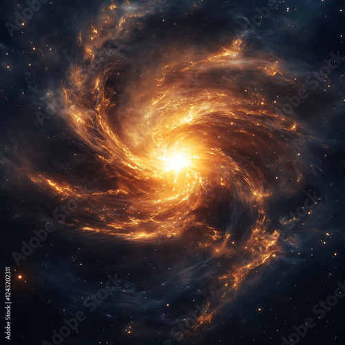 Cosmic Maelstrom: The Birth of a Galaxy