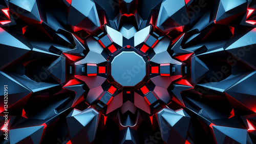 red abstract background