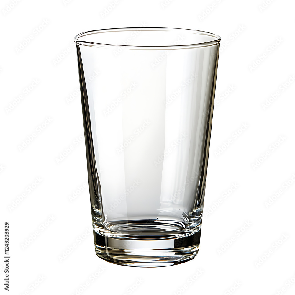 Empty Drinking Glass isolated on transparent background Empty Drinking Glass isolated on transparent background