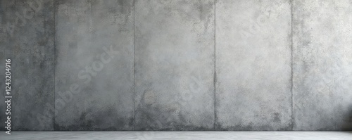 Abstract gray concrete wall Uneven surface, visible wear , grunge, urban