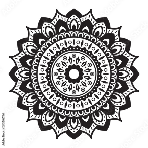 mandala tattoo illustration