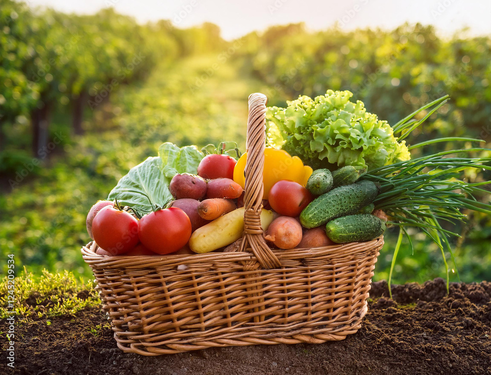 Fototapeta premium Generated image 春野菜