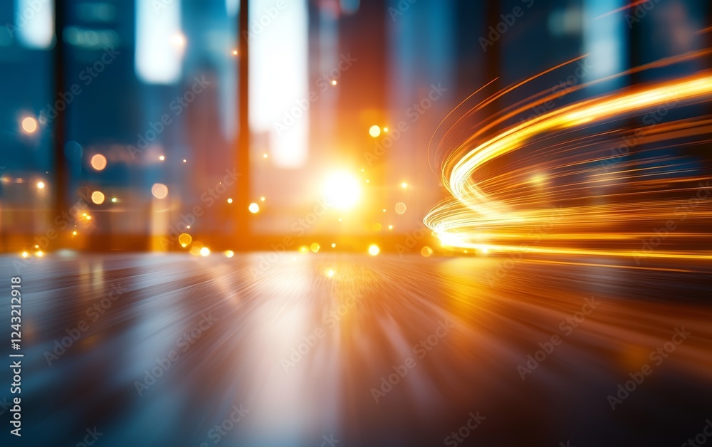 A dynamic, blurred image showcasing light streaks and a warm glow, suggesting movement and energy in an urban environment. A dynamic, blurred image showcasing light streaks and a warm glow, suggesting movement and energy in an urban environment.