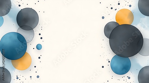A clean white background with faint overlapping circles in gray.