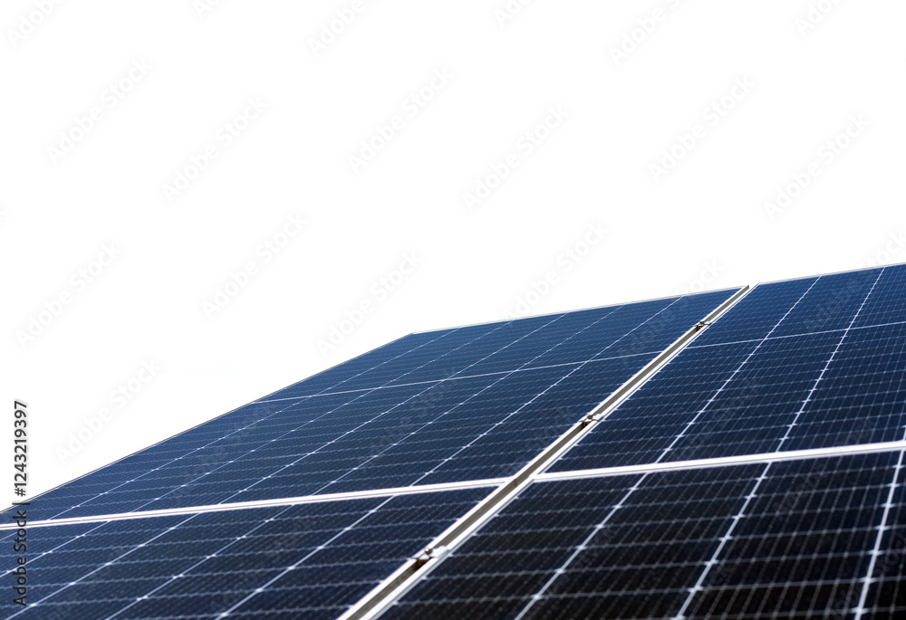 Cutout solar panel. Solar energy facilities. Cutout solar panel. Solar energy facilities.