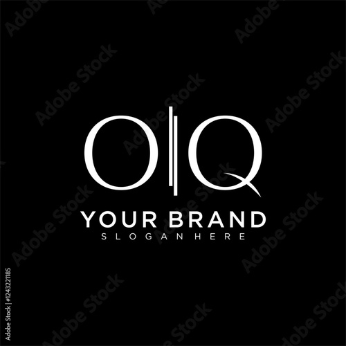 OQ letter monogram logo with bussines style dsign