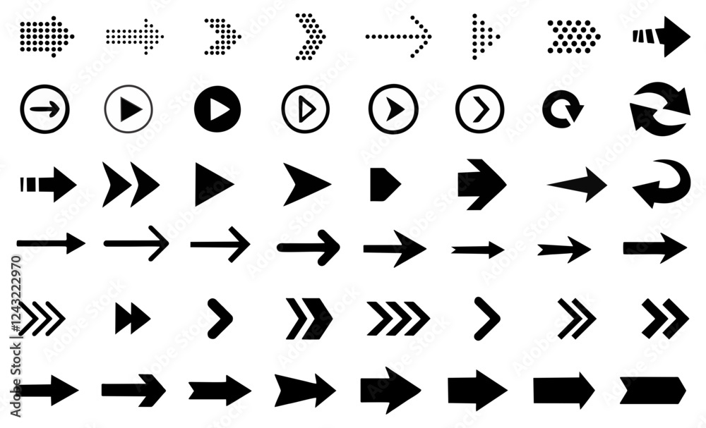 Arrow Vector Icons Pack 2025 for Graphic Designers - High-Quality Arrow Vector Icons Set in EPS Format Arrow Vector Icons Pack 2025 for Graphic Designers - High-Quality Arrow Vector Icons Set in EPS Format