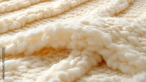 A close-up of woolen fabric with a soft, woven texture and slight fuzziness.