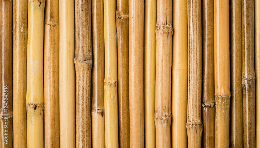 Naklejka premium Bamboo trees pattern part 11