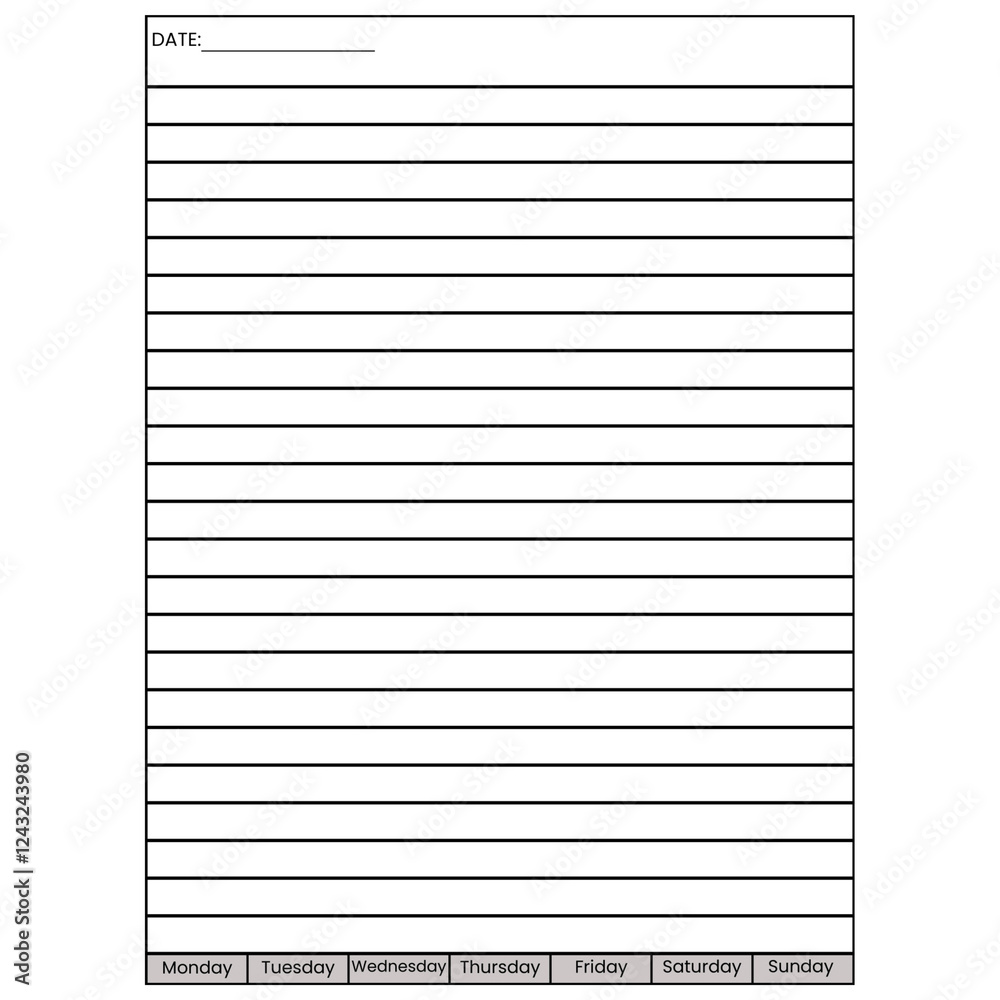 blank notebook page blank notebook page