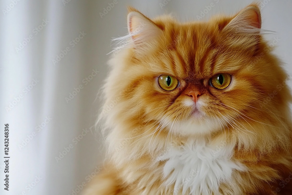 Fototapeta premium Cute cat close-up