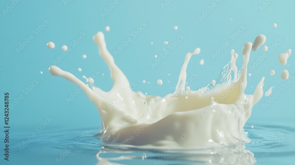 Milk Splash: A Creamy Crown of Dairy Delight Milk Splash: A Creamy Crown of Dairy Delight