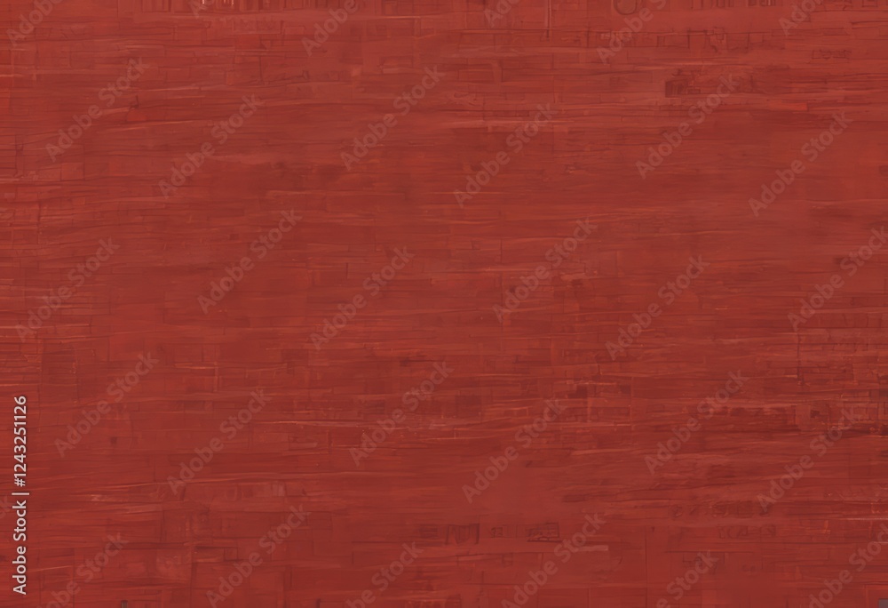 Fototapeta premium Rich textured terracotta fabric surface with subtle horizontal lines