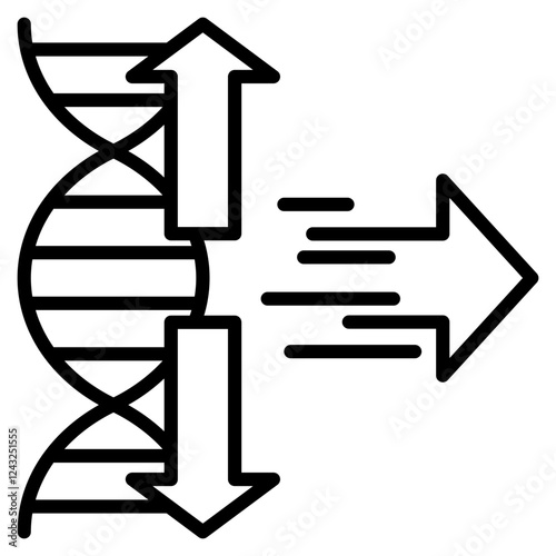 dna transfer single icon