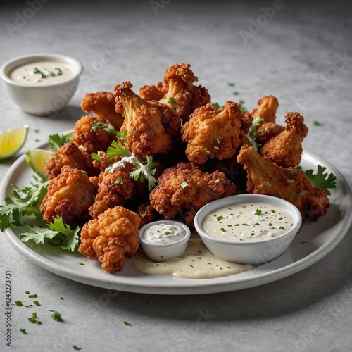 Gobi appetizer manchurian on plate isolated on a white background
Delicious juicy tasty Chicken tikka dish well cooked with some vegetable served, Chicken tikka masala, cooked marinated chicken in spi