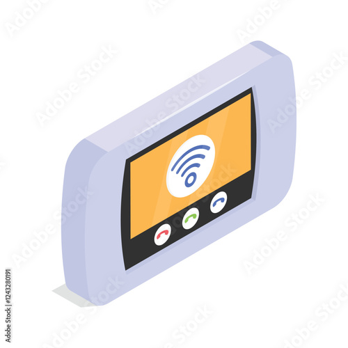 Take a look at this amazing icon of telecom in modern style