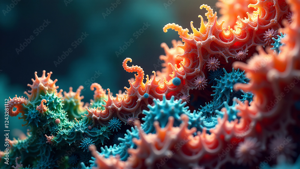 Fototapeta premium Organic Algorithms: Nature's Hidden Code