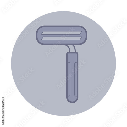 Icon of body razor. Personal grooming concept