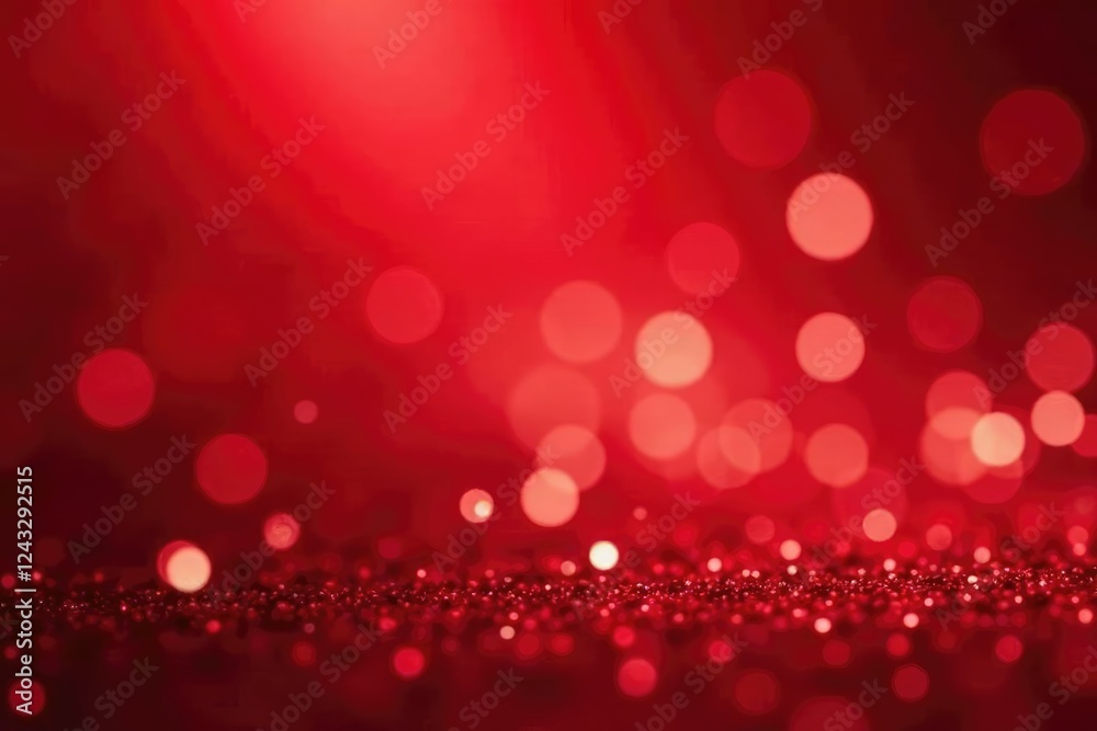 Bokeh on abstract red background with glitter, sophisticated, glitter, sparkly Bokeh on abstract red background with glitter, sophisticated, glitter, sparkly