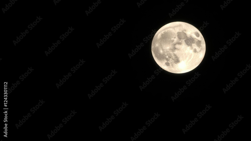 The stunning panoramic view of the full moon against the inky blackness of space is a breathtaking sight to behold, crater, cosmos The stunning panoramic view of the full moon against the inky blackness of space is a breathtaking sight to behold, crater, cosmos