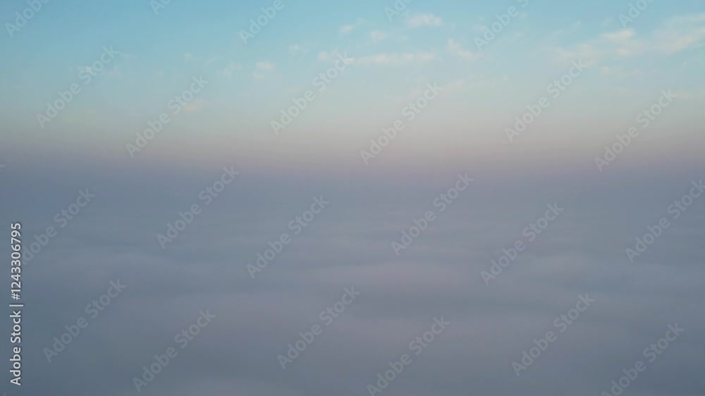 Sunrise view above the fog and cloud. Sunrise view above the fog and cloud.
