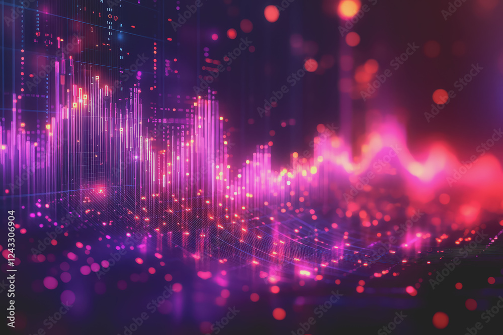 Abstract background Digital data financial investment and trading graph chart. Abstract background Digital data financial investment and trading graph chart.