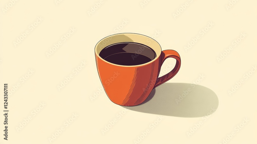 American retro style, minimalism, graphic design American retro style, minimalism, graphic design