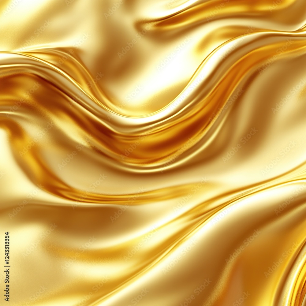 Golden Fabric Flows Smoothly, Luxurious Texture, Shimmering Waves, Elegant Drape, Rich Color, Abstract Background Image, Golden Hues, Opulent Design, Soft Sheen, Smooth Surface, Abstract Art. Golden Fabric Flows Smoothly, Luxurious Texture, Shimmering Waves, Elegant Drape, Rich Color, Abstract Background Image, Golden Hues, Opulent Design, Soft Sheen, Smooth Surface, Abstract Art.
