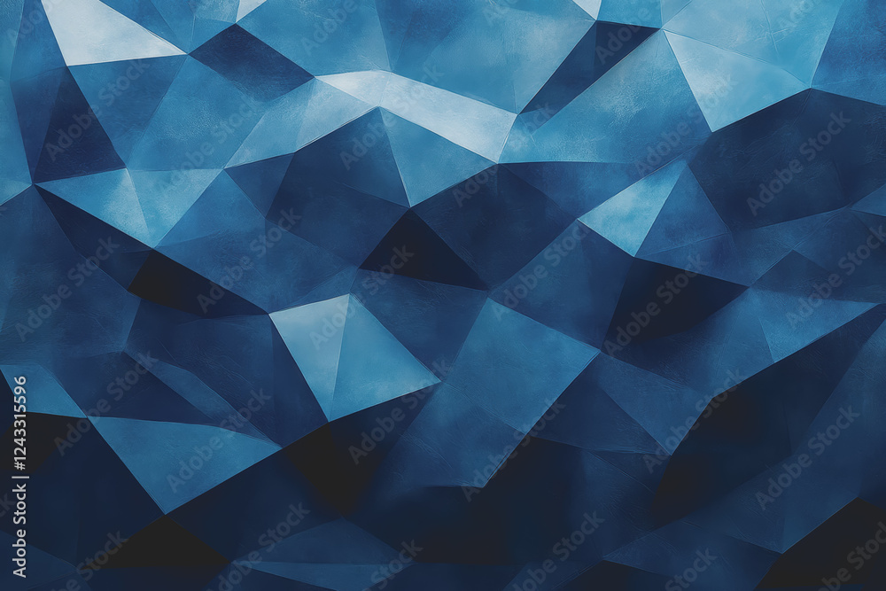 Obraz premium Abstract Background Abstract Dark Blue Background Polygon luxury background and modern background.