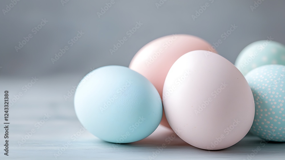 Easter day celebration with pastel tone eggs captivating scene soft light playful vibes Easter day celebration with pastel tone eggs captivating scene soft light playful vibes