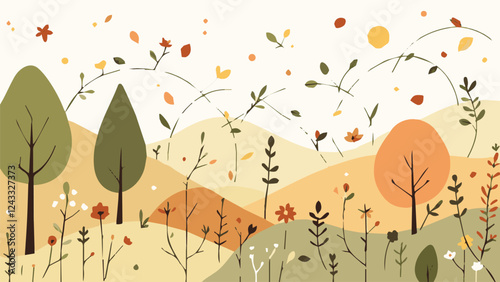 vector floral background