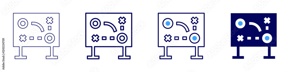 Business campaign icon in 4 different styles. Thin Line, Line, Bold, and Bold Line. Duotone style. Editable stroke Business campaign icon in 4 different styles. Thin Line, Line, Bold, and Bold Line. Duotone style. Editable stroke