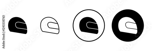 Helmet icon vector. Motorcycle helmet sign and symbol. Construction helmet icon. Safety helmet