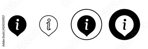 Information sign icon vector. about us sign and symbol. question mark icon