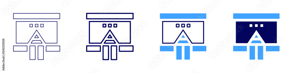 Digital campaign icon in 4 different styles. Thin Line, Line, Bold, and Bold Line. Duotone style. Editable stroke Digital campaign icon in 4 different styles. Thin Line, Line, Bold, and Bold Line. Duotone style. Editable stroke