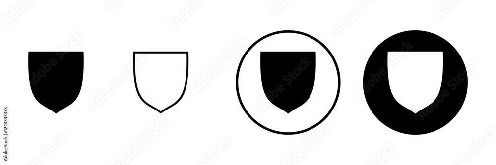 Shield icon vector. Protection icon. Security sign and symbol