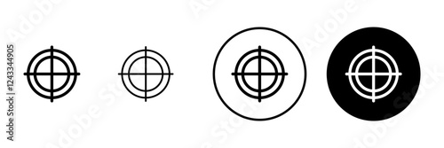 Target icon vector. goal icon vector. target marketing sign and symbol