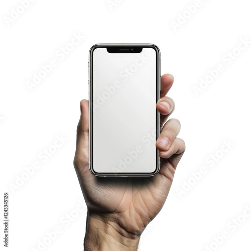 hand holding smart phone