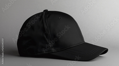 Wallpaper Mural Photorealistic black hat mockup featuring clean stitching and smooth fabric texture. Ideal for branding projects, logo displays, or product packaging visuals. Torontodigital.ca