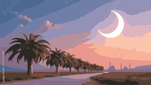 palm trees on the beach