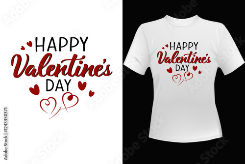 Valentine's Day T Shirt Design Illustration For Print, Poster, Card, Mug, Bag, Invitation.