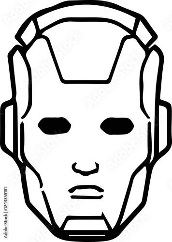 cyberpunk style icons and technology icon