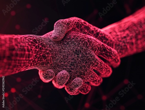 Digital Handshake: Collaboration, Networking, and Technology.