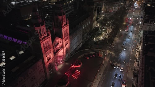 Incredible Drone Views of the Natural History Museum at night, London
See the Natural History Museum like never before with stunning aerial shots highlighting its majestic design.