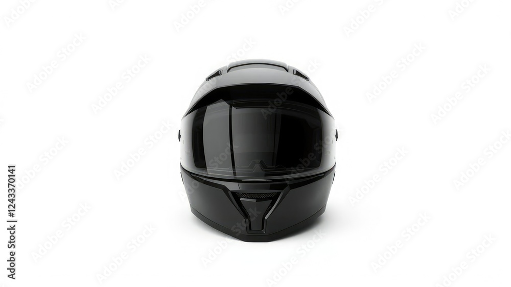 The helmet is positioned center frame on a clean and crisp white background, emphasizing its sleek design, white backdrop, tactical gear, safety gear The helmet is positioned center frame on a clean and crisp white background, emphasizing its sleek design, white backdrop, tactical gear, safety gear