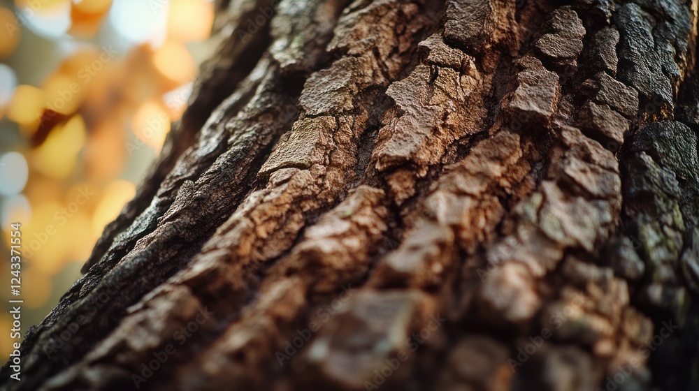 Close-up view of textured tree bark highlighting intricate patterns in a vibrant forest setting. Generative AI Close-up view of textured tree bark highlighting intricate patterns in a vibrant forest setting. Generative AI
