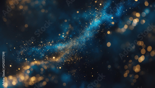 Cosmic Galaxy with Stars and Light, Background Atmostfer

