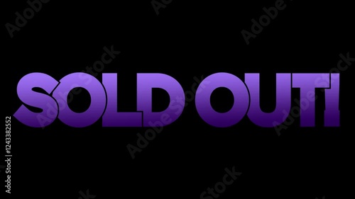 Soldout animation