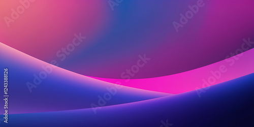 Soft Pink and Blue Flowing Waves

